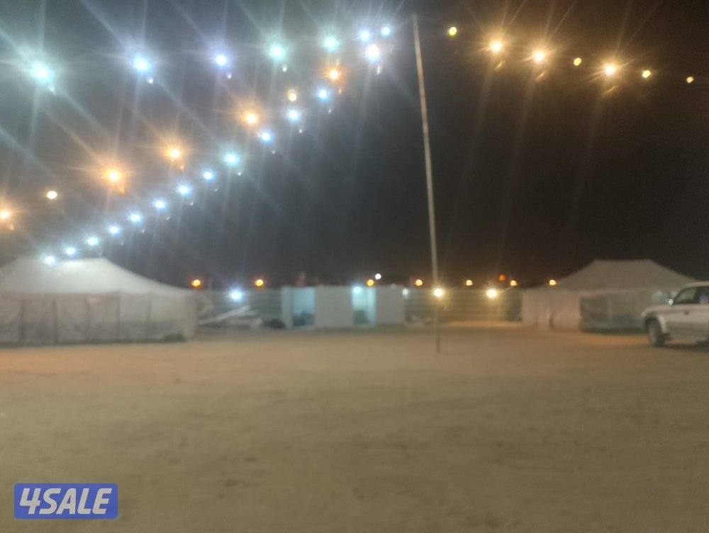 مخيم مبني كامل جاهز جنوب ام الهيمان كهرباء مجانا طول مده الموسم10