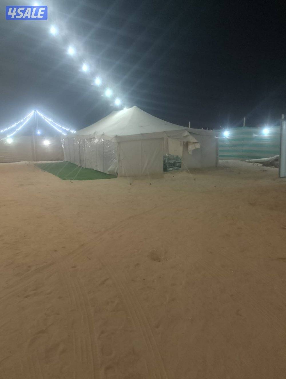 مخيم مبني كامل جاهز جنوب ام الهيمان كهرباء مجانا طول مده الموسم9