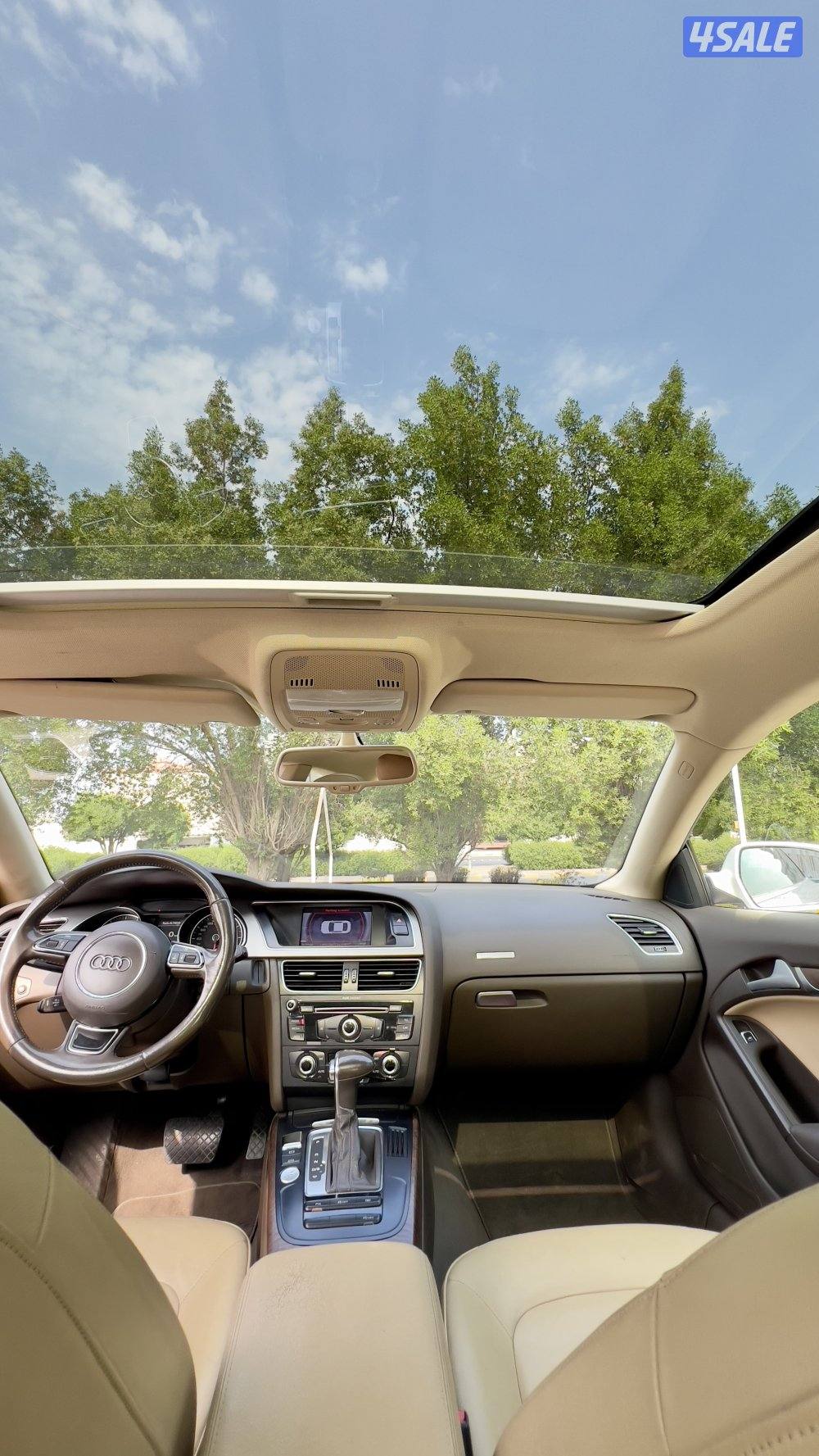 اودي a5 2015 كوبيه بحالة ممتازة شرط فحص قير ماكينة شاصي6