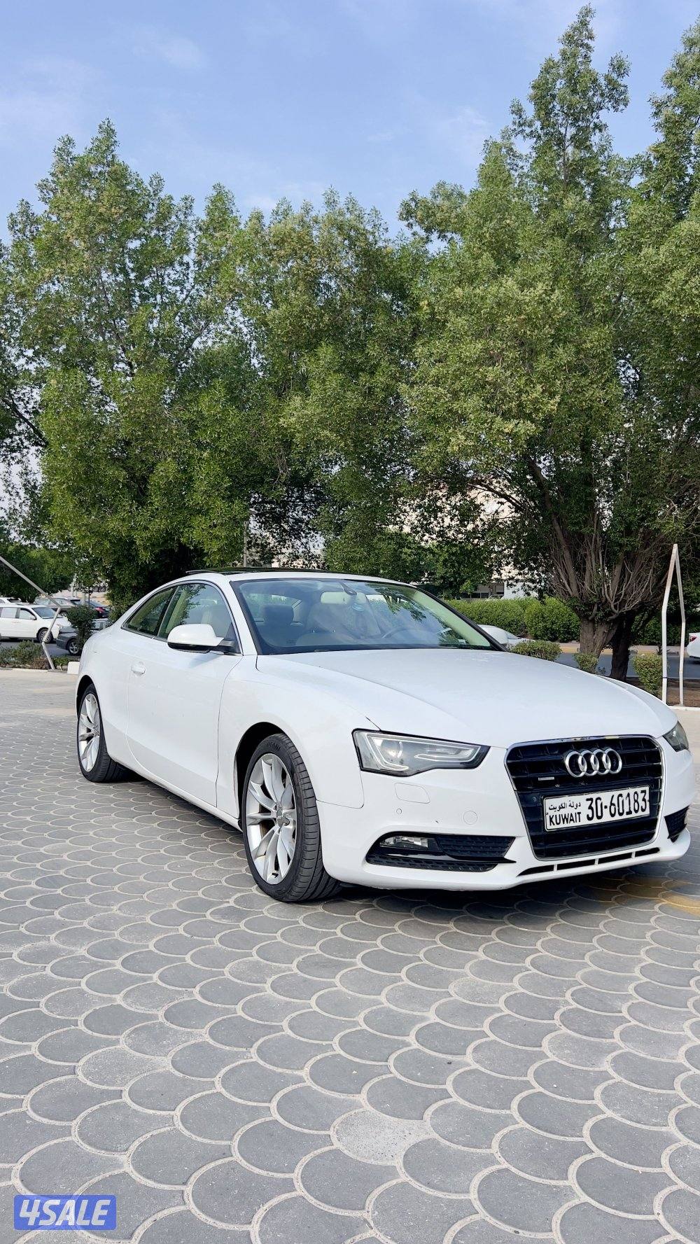 اودي a5 2015 كوبيه بحالة ممتازة شرط فحص قير ماكينة شاصي1