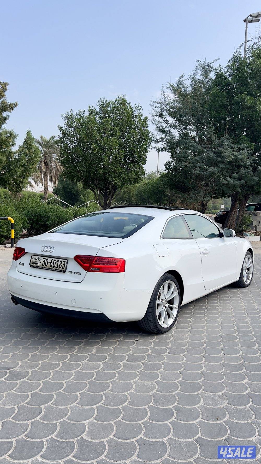 اودي a5 2015 كوبيه بحالة ممتازة شرط فحص قير ماكينة شاصي3