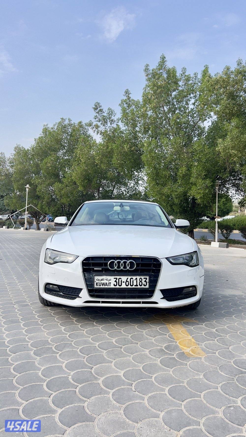 اودي a5 2015 كوبيه بحالة ممتازة شرط فحص قير ماكينة شاصي2