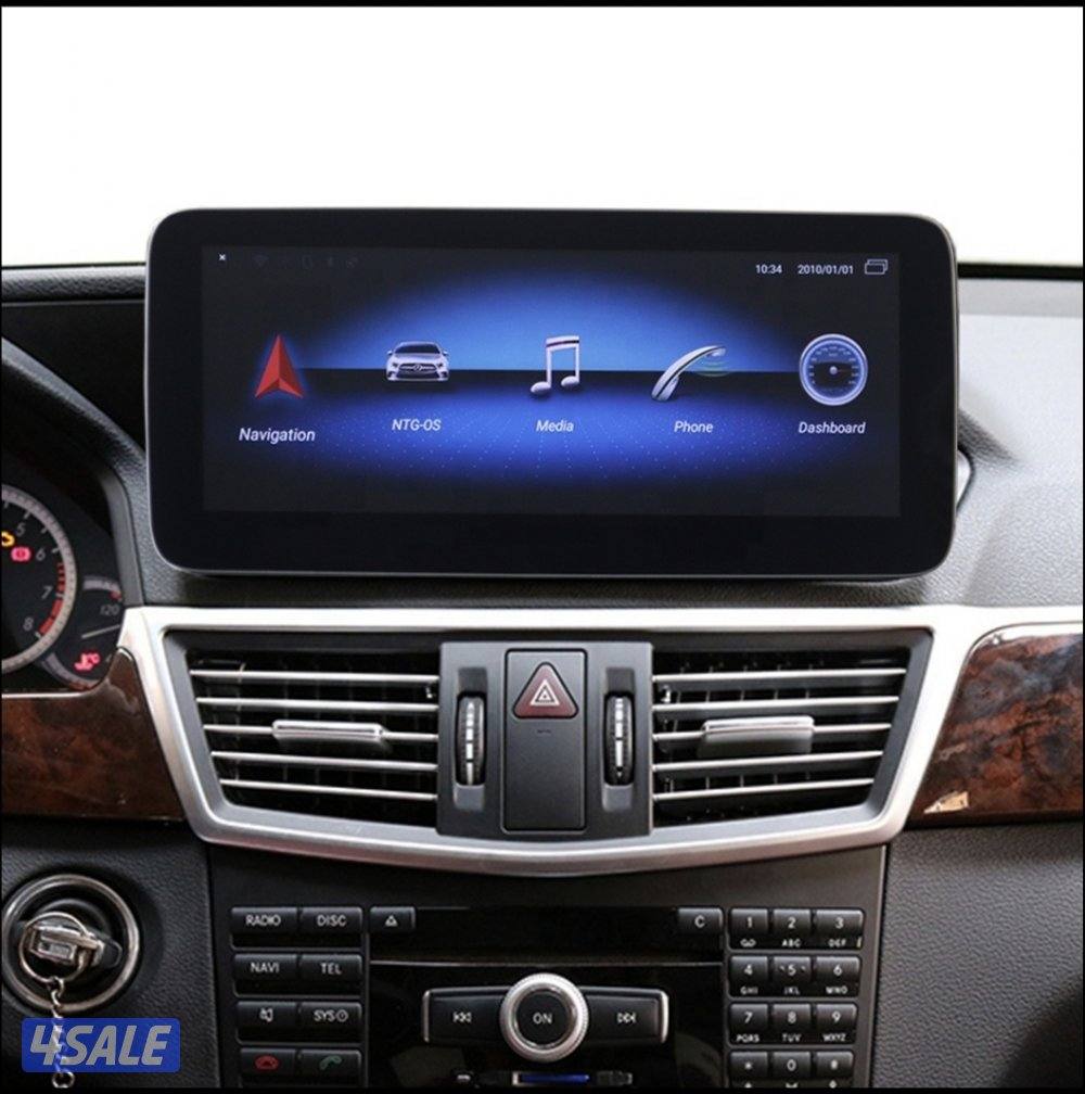 شاشة اندرويد للمرسيدس . تركب على كذا فئة E /G/ CLS2