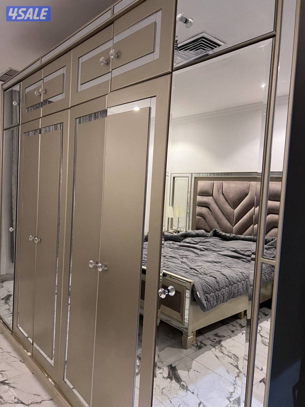 بيع سرير و كابيت و تسريحه مستعمل نضيف1