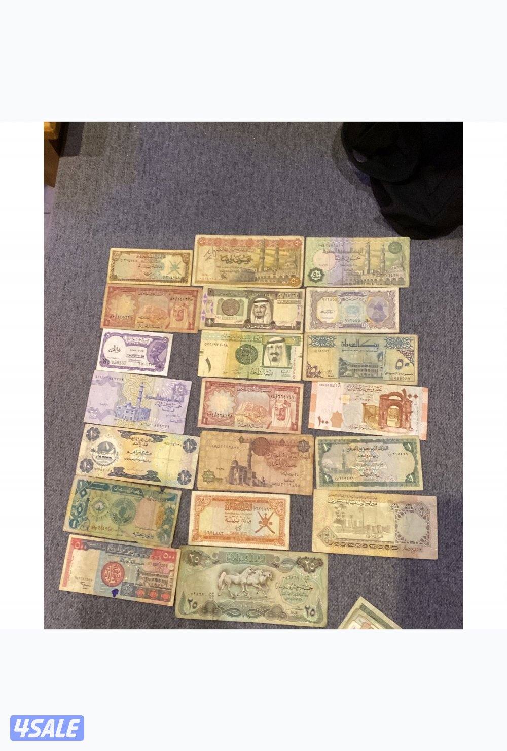 عملات قديمة ونادرة لجميع الدول والسعر على السوم0