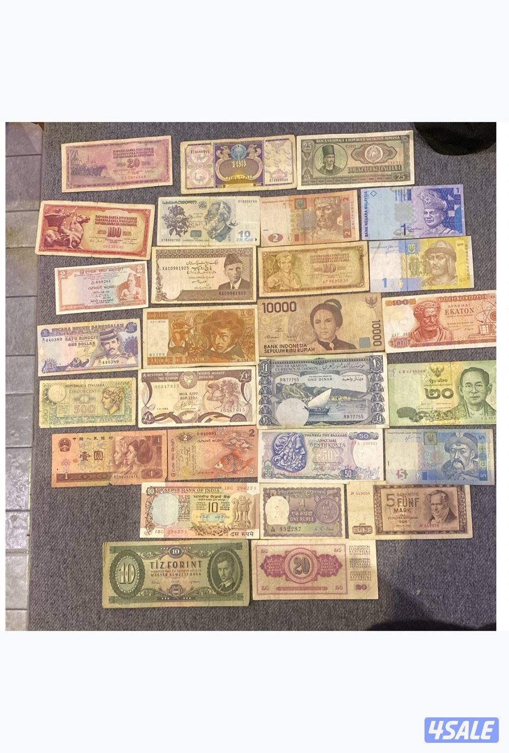 عملات قديمة ونادرة لجميع الدول والسعر على السوم2