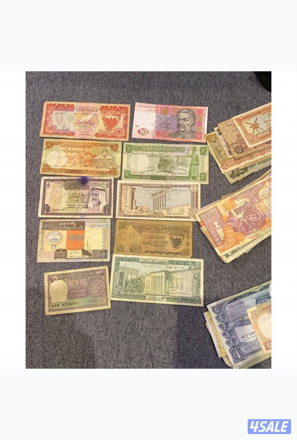 عملات قديمة ونادرة لجميع الدول والسعر على السوم1