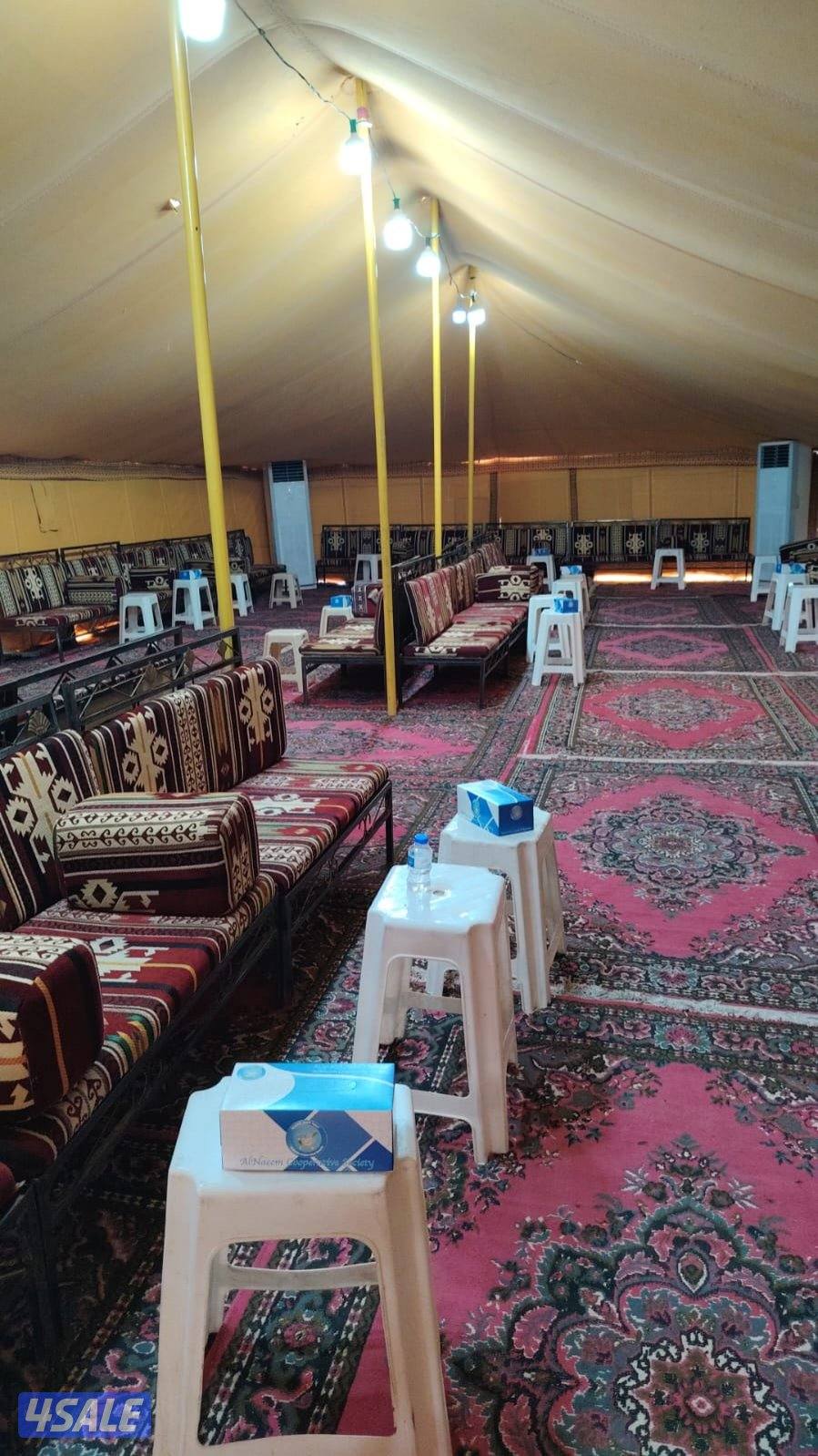 تاجير خيم عزاء وجميع انواع المناسب تاجير كرسي قهوجي قنفات تسكير وطاولا5