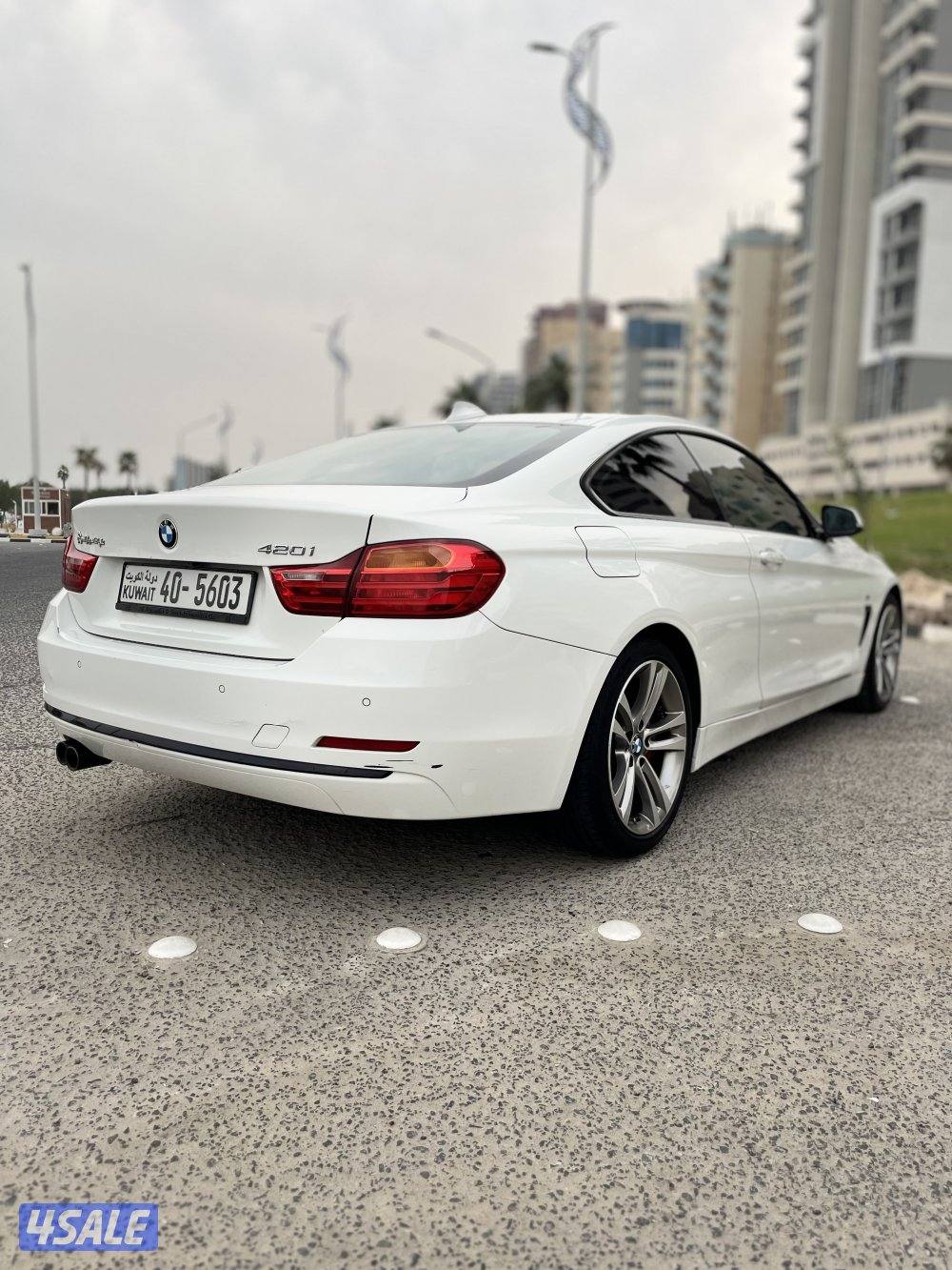 بي ام 420i موديل 2016 صبغ وكاله كامل المواصفات وارد الغانم شرط الفحص4