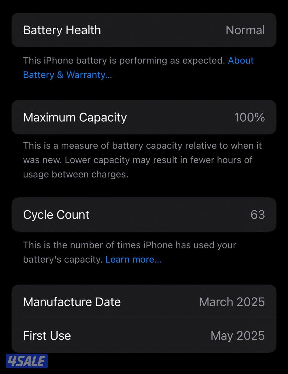 أيفون ١٦ برو بحالة كالجديد ٢٥٦ ميجابايت مع كڤر أصلي3