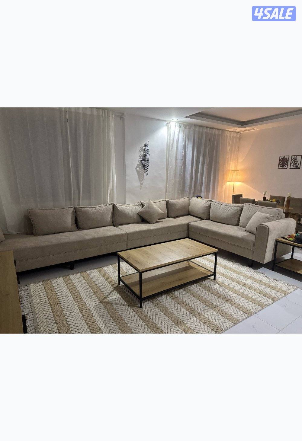 كنب كورنر للبيع تفصال ممتاز لون مميز2