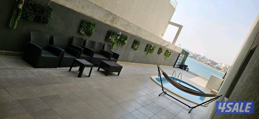 للاجار شاليه على البحر سنوي بالخيران11