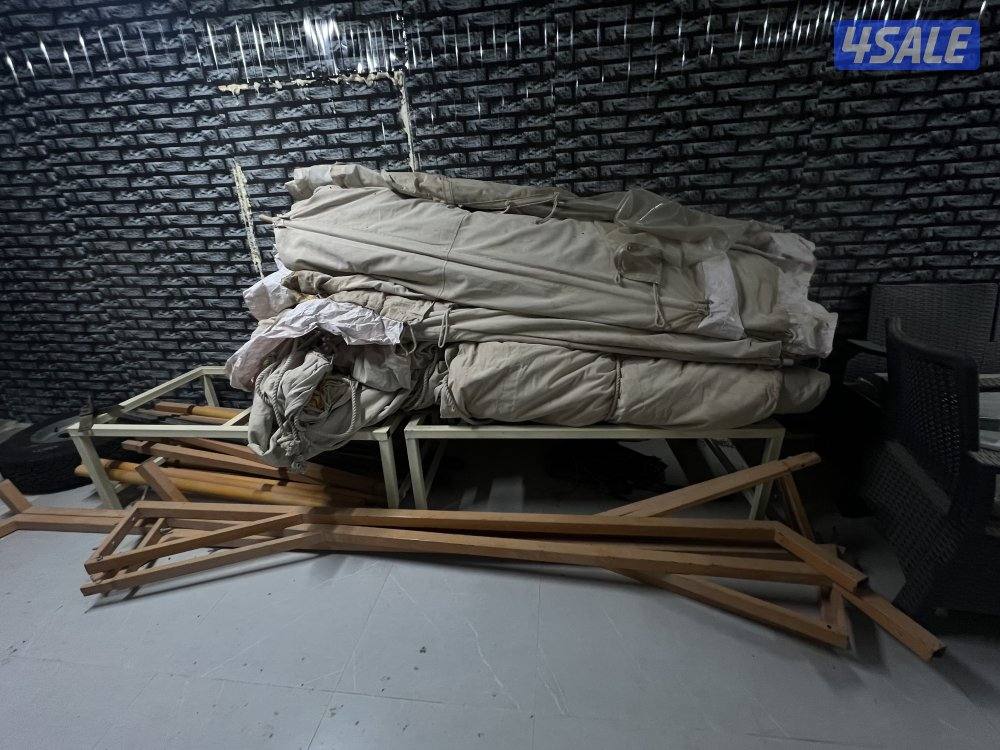 للبيع بيت شعر+خيمه 5/5 + حمام فيبر2