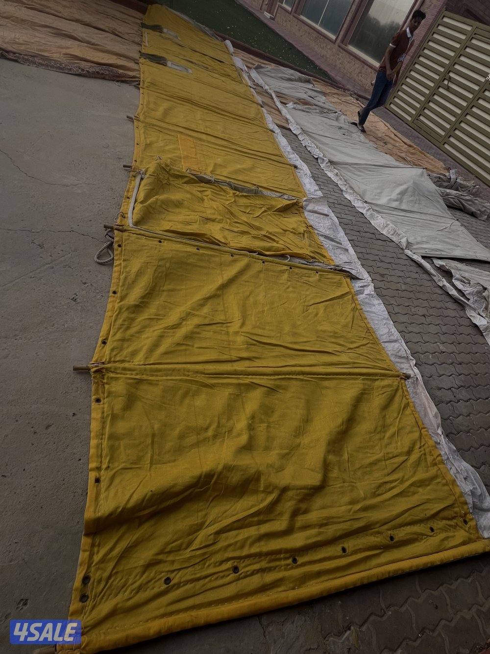 للبيع بيت شعر+خيمه 5/5 + حمام فيبر4