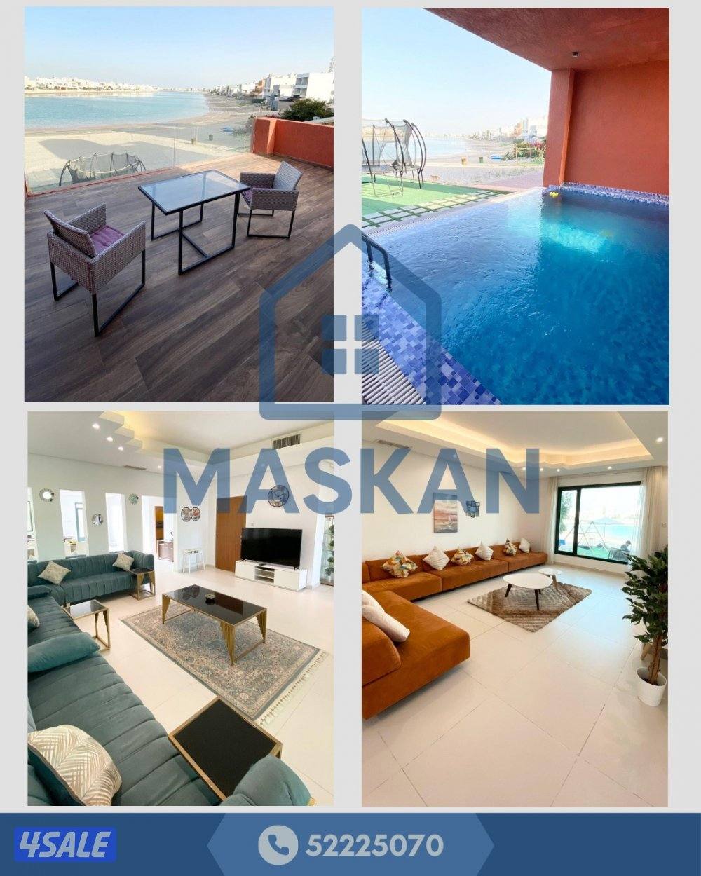 للايجار شاليه على الخور وقريب من الخيران مول1