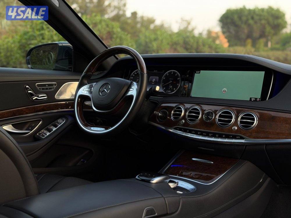 للبيع مرسيدس S550 موديل 2017 بحالة الوكاله9
