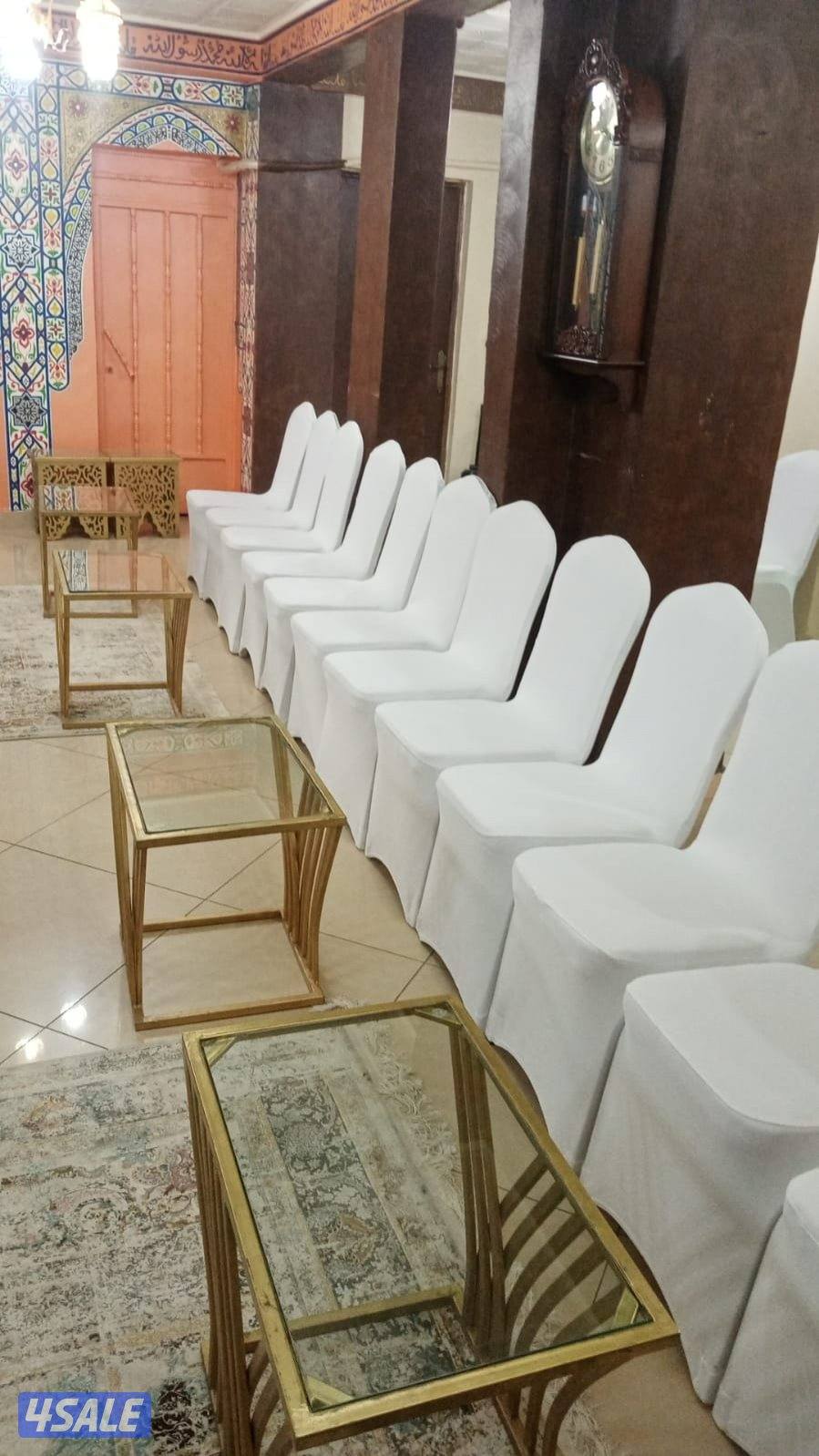 تأجير كراسي وطاولات وبنشات وكنب مطروق وكنب أمريكي ومكيف وزينة منزل وحد2