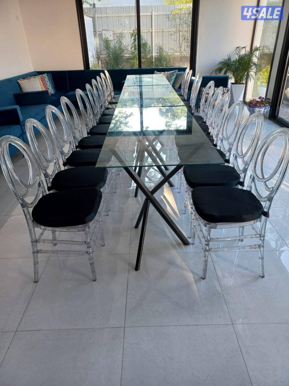 تأجير كراسي وطاولات وبنشات وكنب مطروق وكنب أمريكي ومكيف وزينة منزل وحد14