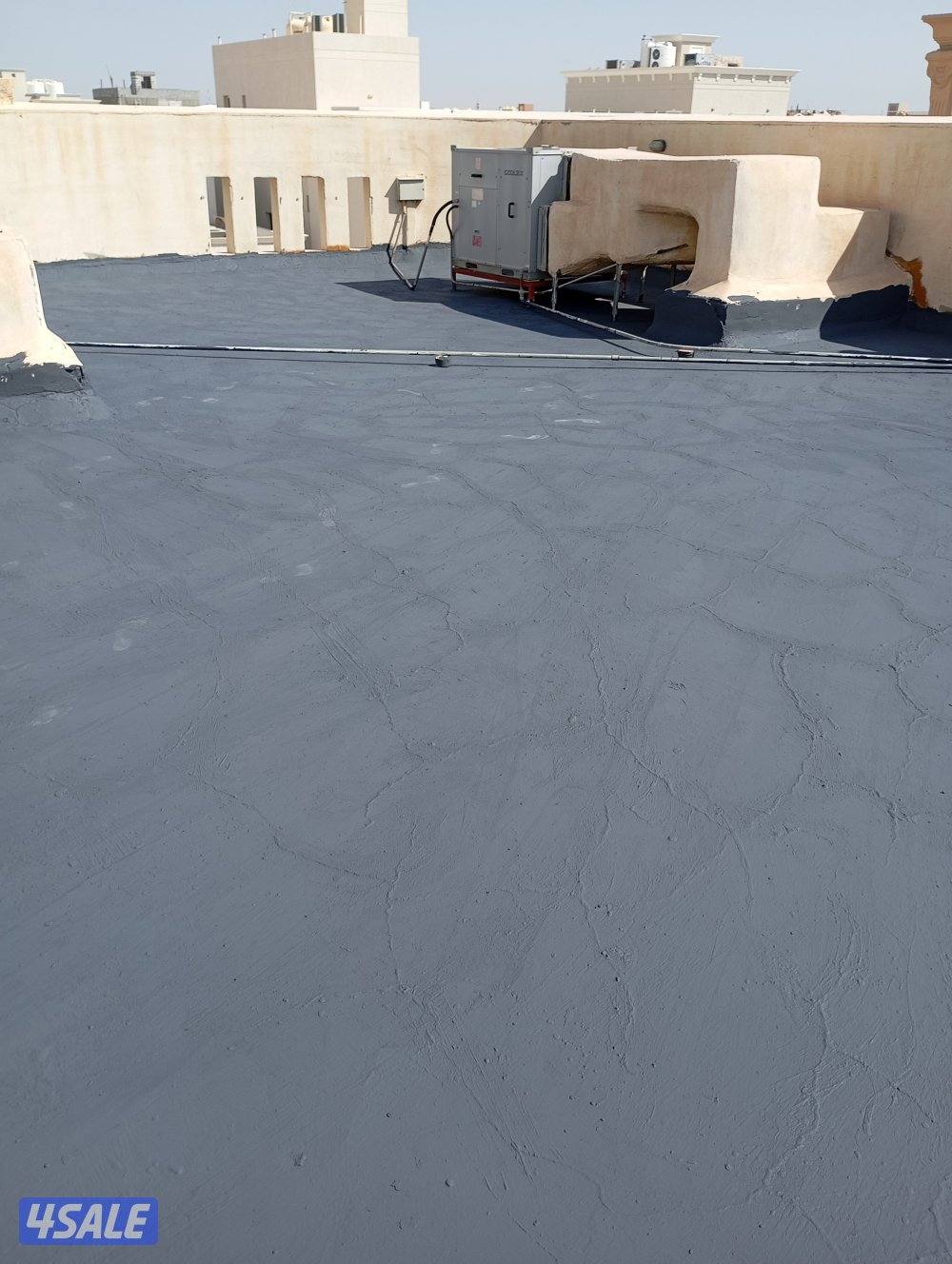 عازل جميع انواع الأسطح عازل رش امريكي للعزل المائي والحرارة2