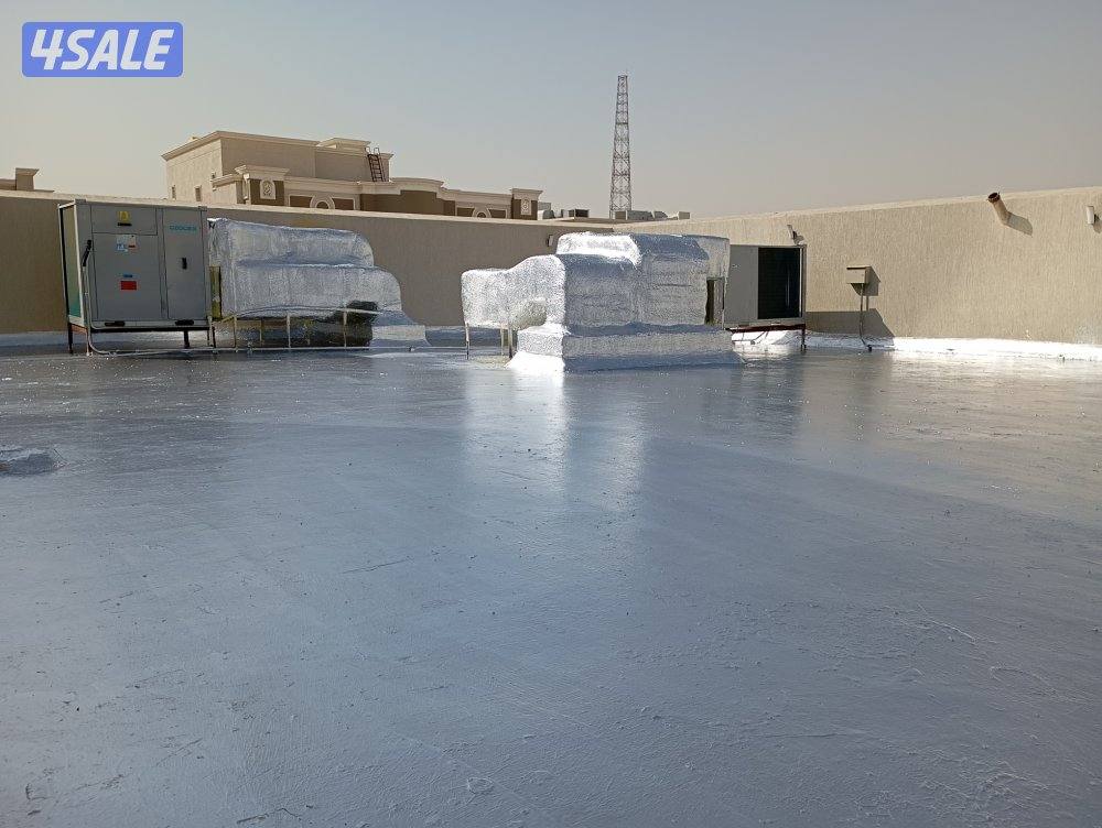 عازل جميع انواع الأسطح عازل رش امريكي للعزل المائي والحرارة5