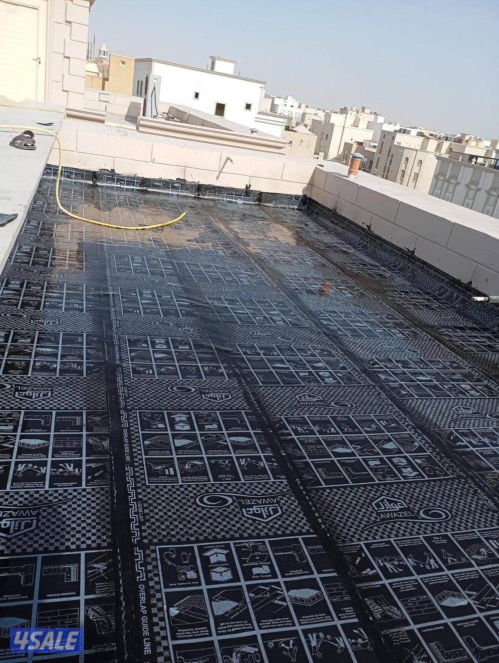 عازل جميع انواع الأسطح عازل رش امريكي للعزل المائي والحرارة7