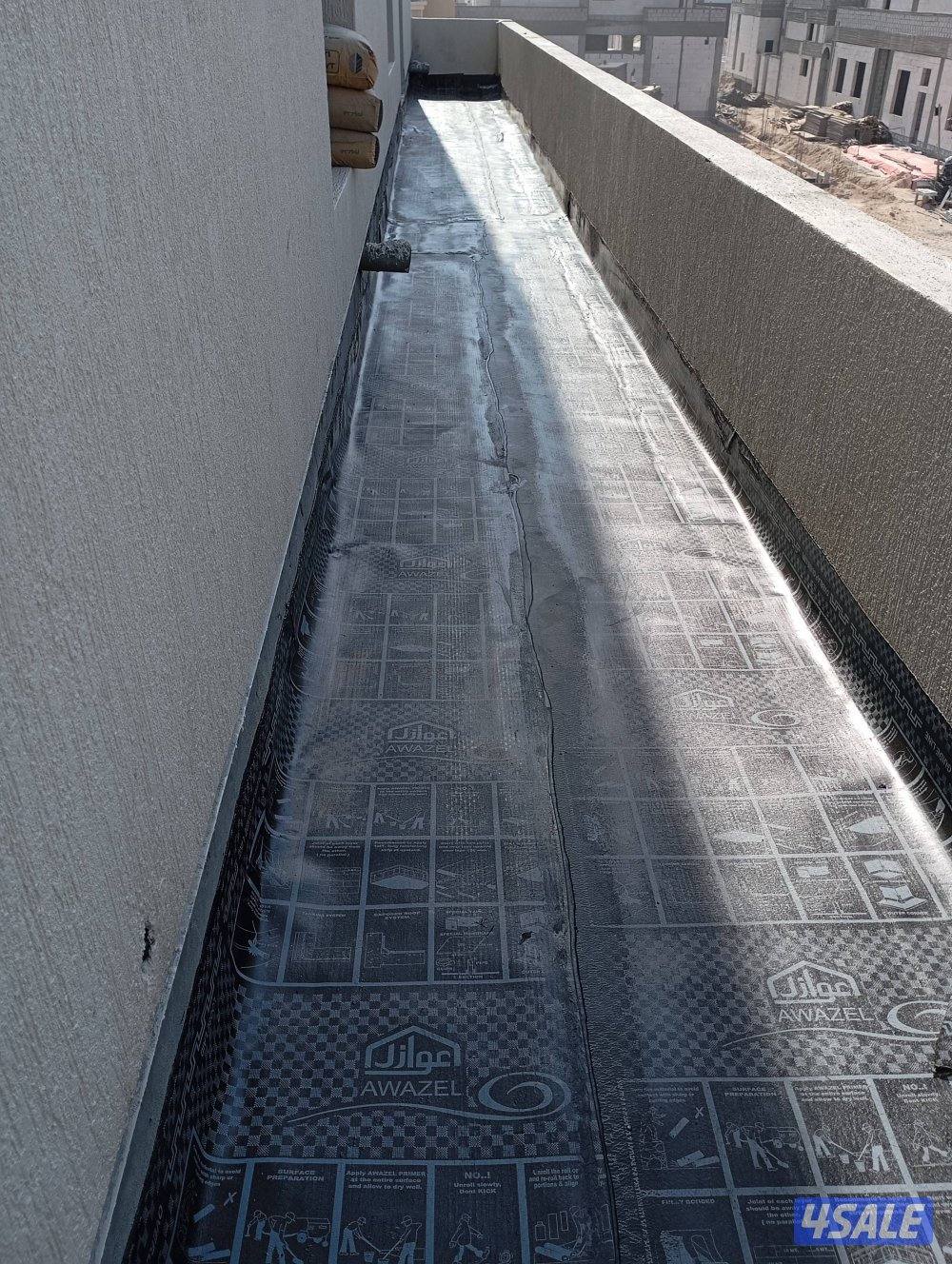 عازل جميع انواع الأسطح عازل رش امريكي للعزل المائي والحرارة8