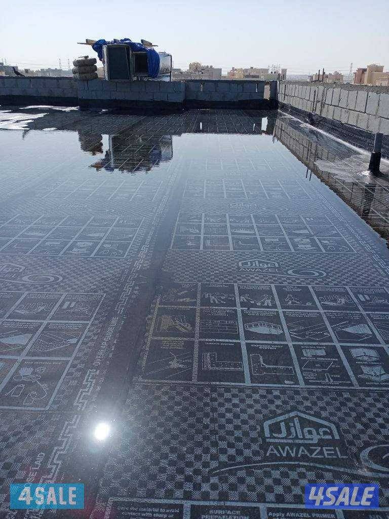 عازل جميع انواع الأسطح عازل رش امريكي للعزل المائي والحرارة9