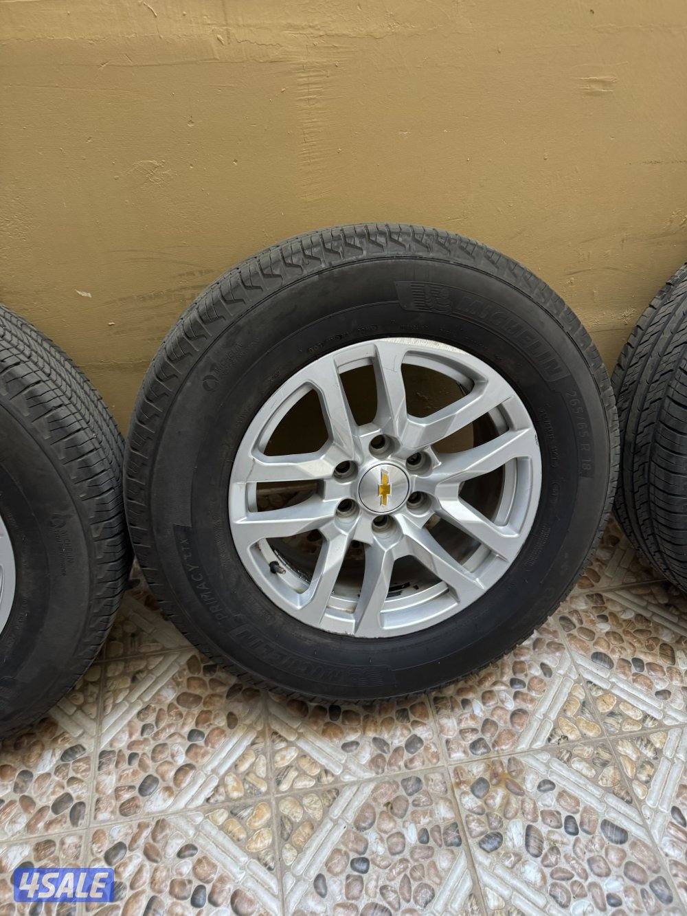 للبيع رنقات تاهو 2023 مع التواير حجم 18 وكاله2