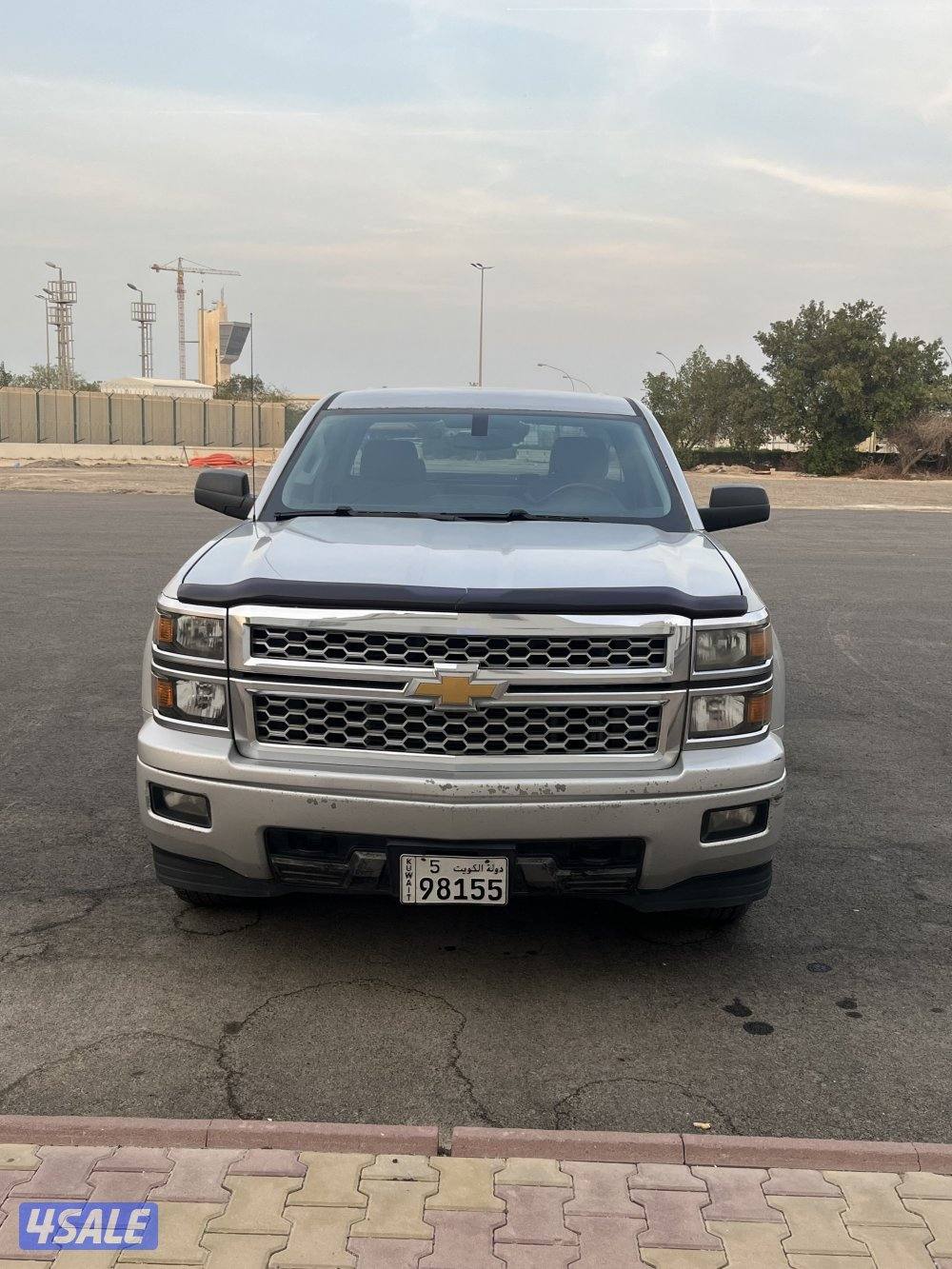 سلفرادو  فضي غماره ونص دبل z71/LT شاشه ماشي 402الف موتر نظيف2