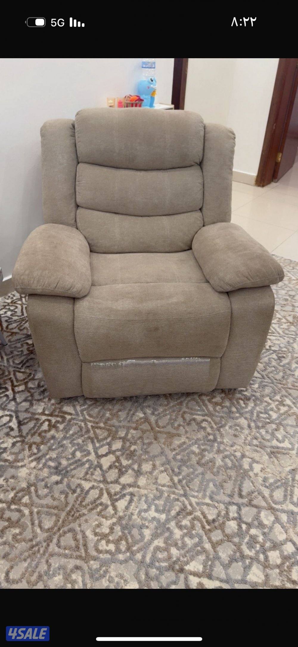 قنفات قطعيتين كبار وقطعه صغيره فردي جديد ونظيف1