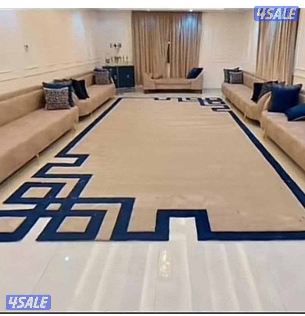 .كل مايخص السجاد لدينه سجاد ساده ومشجر سميك وسط خفيف كل ماهوه جديد ومم3