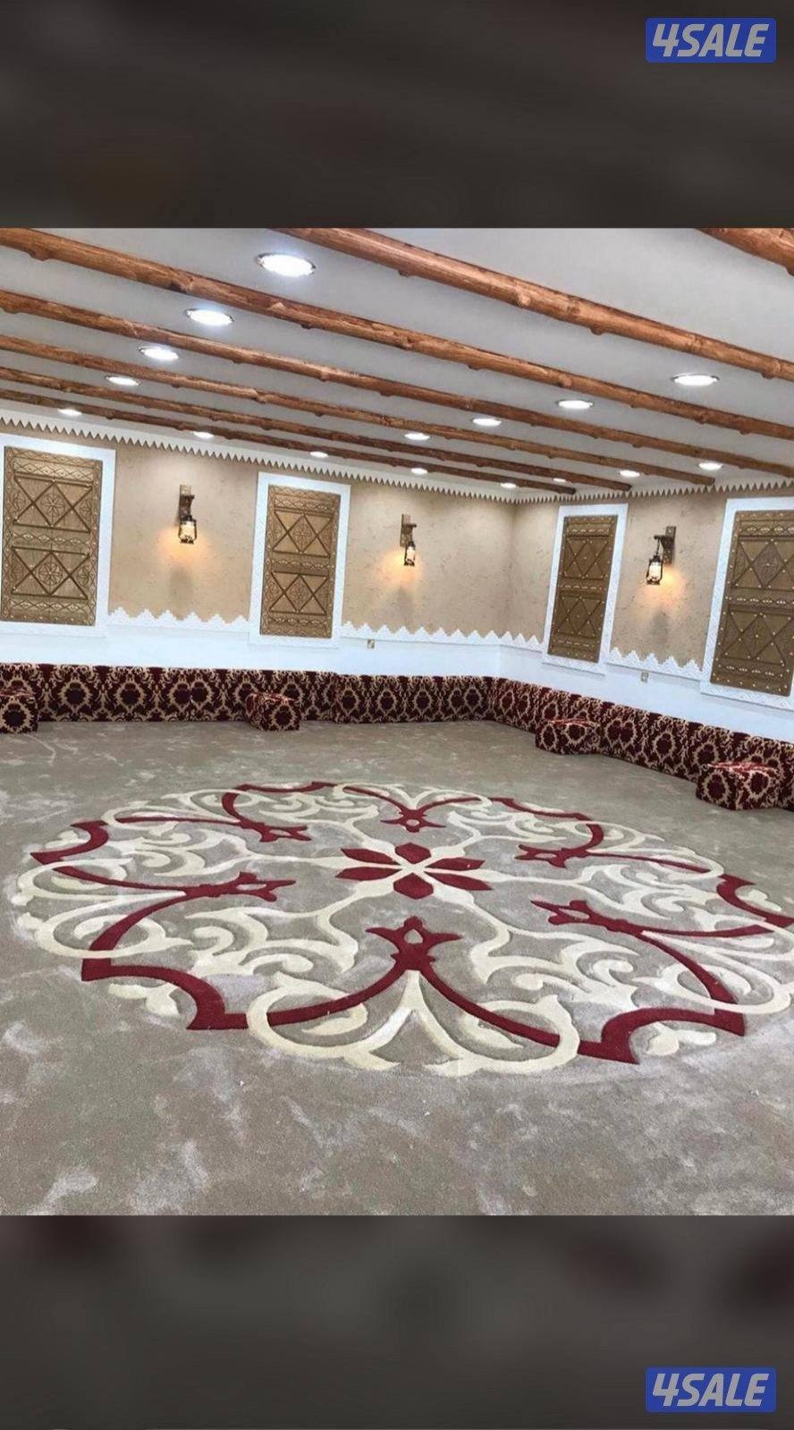 .كل مايخص السجاد لدينه سجاد ساده ومشجر سميك وسط خفيف كل ماهوه جديد ومم6