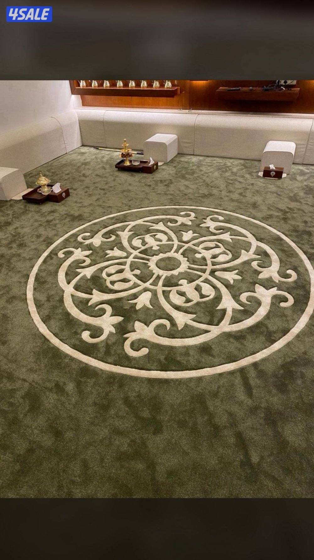 .كل مايخص السجاد لدينه سجاد ساده ومشجر سميك وسط خفيف كل ماهوه جديد ومم7