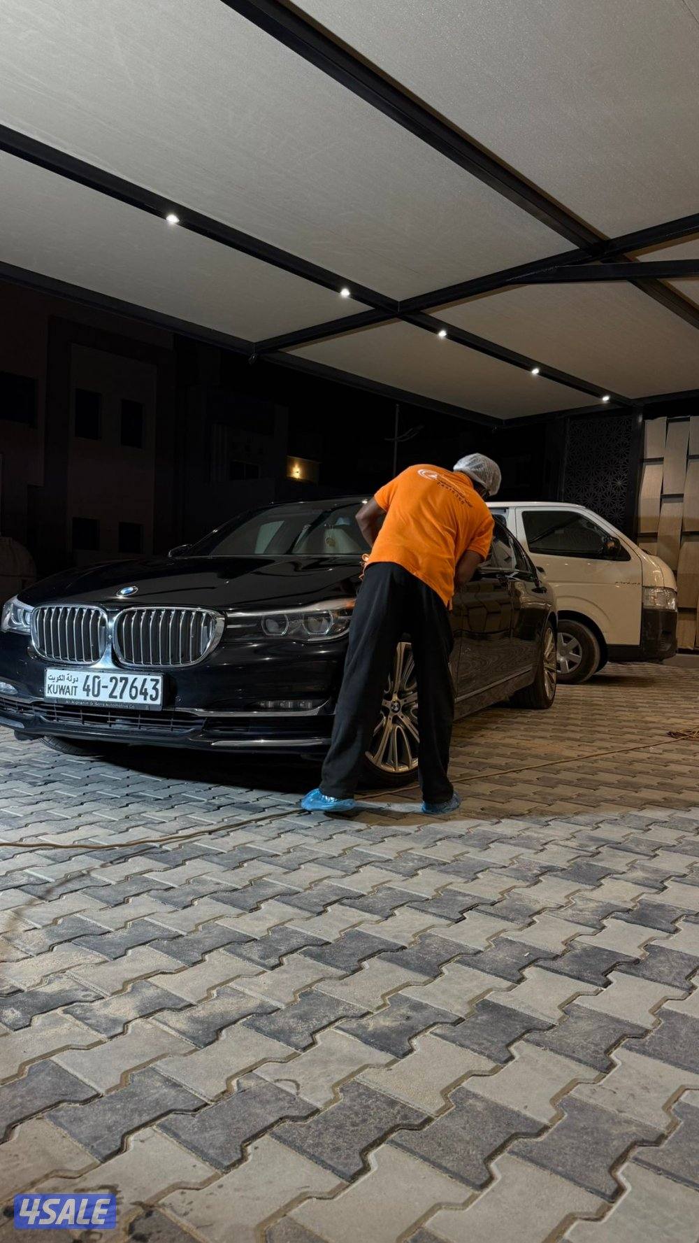 للبيع Bmw 740Li سيرفس منتظم بالوكالة شرط الفحص قير ومكينة وشاصي وبدي5