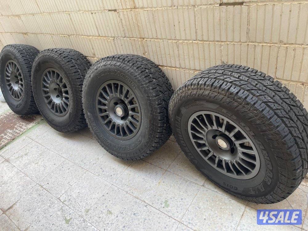 للبيع رنقات برايد اصليه مع تواير جدد حجم 170