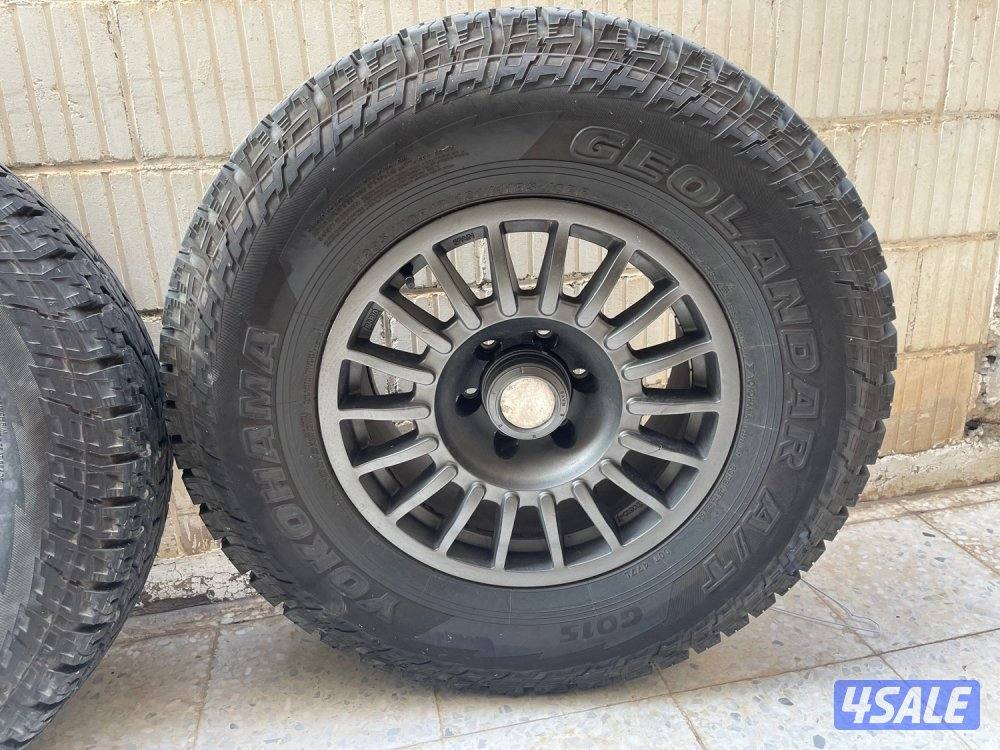 للبيع رنقات برايد اصليه مع تواير جدد حجم 171