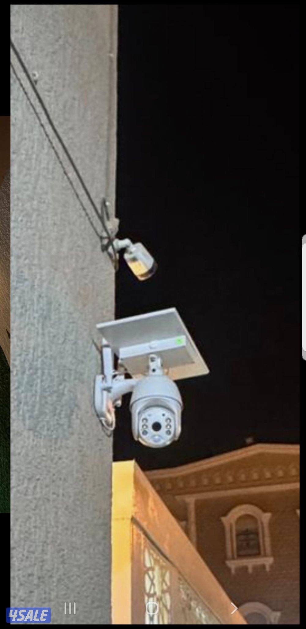 كاميرات مراقبة كاميرا طاقه شمسيه متحركه بجميع الاتجاهات صوت وصوره1