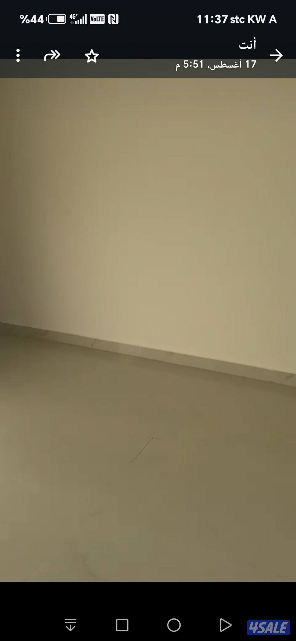 شقه ارضيه جديدة مساحة كبيره مدخلين2