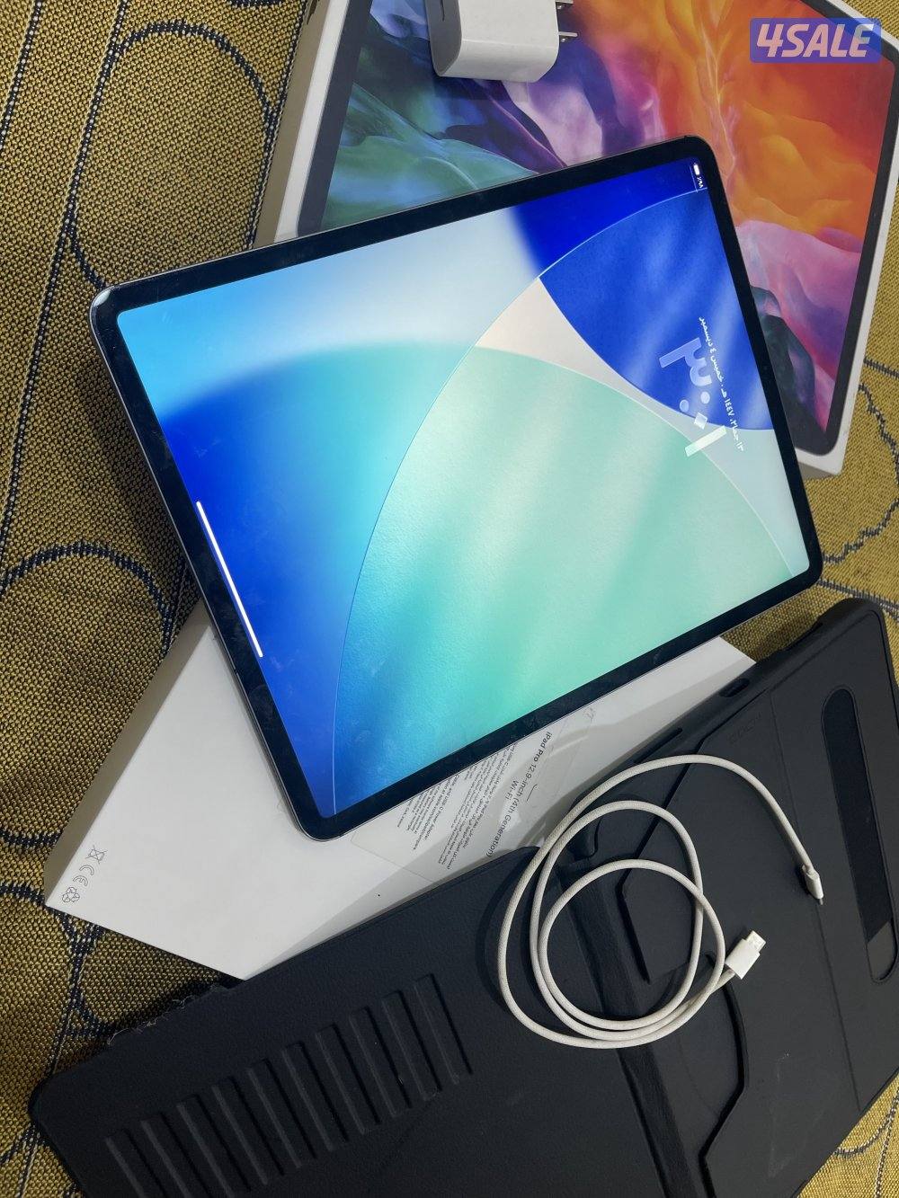 ايباد ابل برو 12.9 انش 1000 قيقا ون تيرا خط شريحة مع الاغراض1