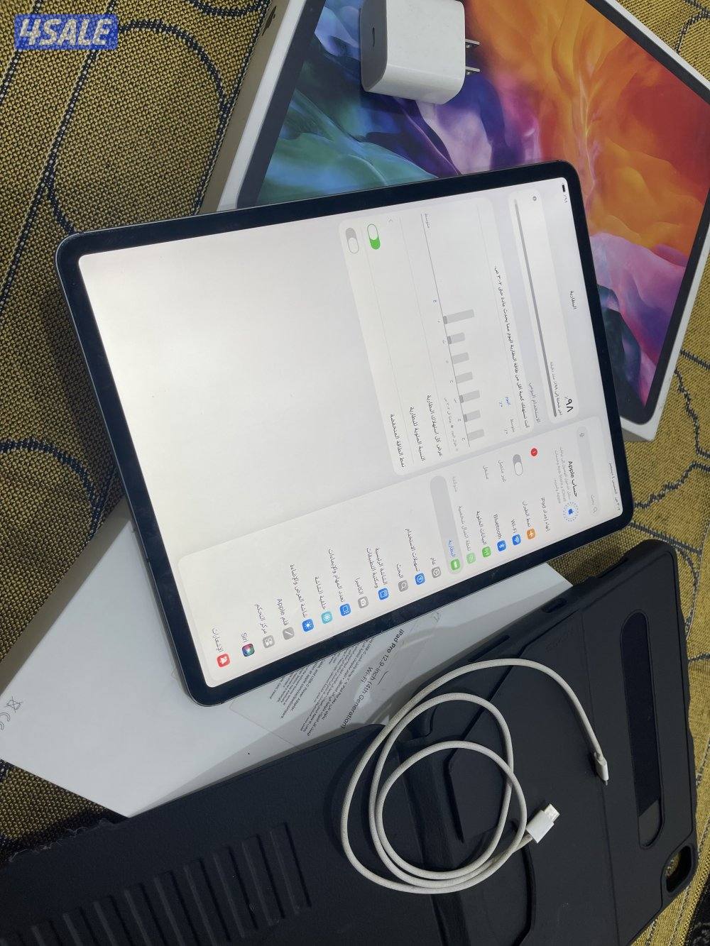 ايباد ابل برو 12.9 انش 1000 قيقا ون تيرا خط شريحة مع الاغراض5