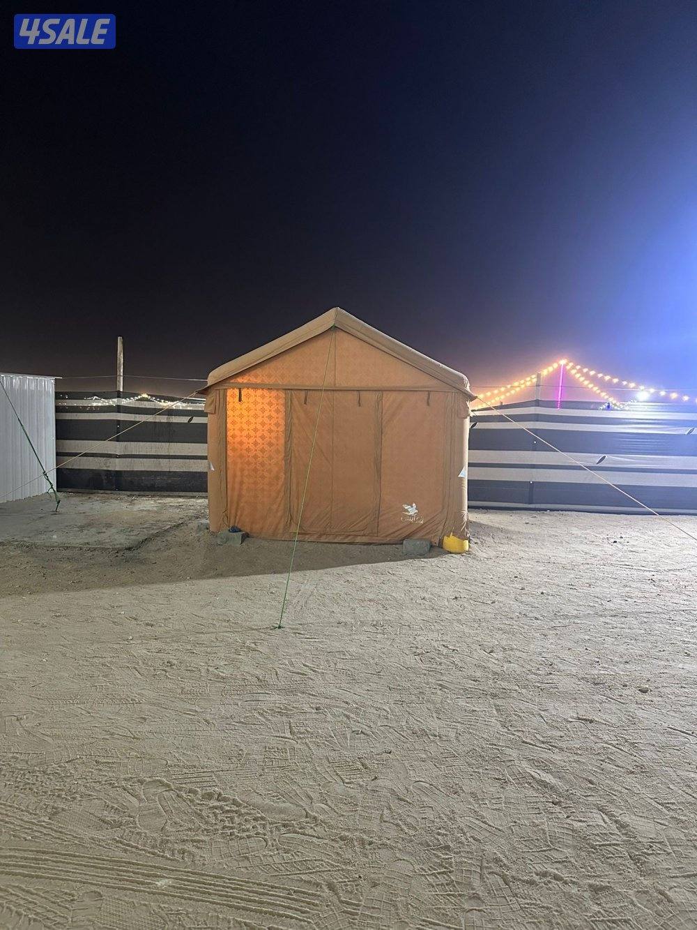 للبيع خيمه تفخ العايش 3/3 نظيفه بنيان موسم مع الماطور ومكينه تفخ2