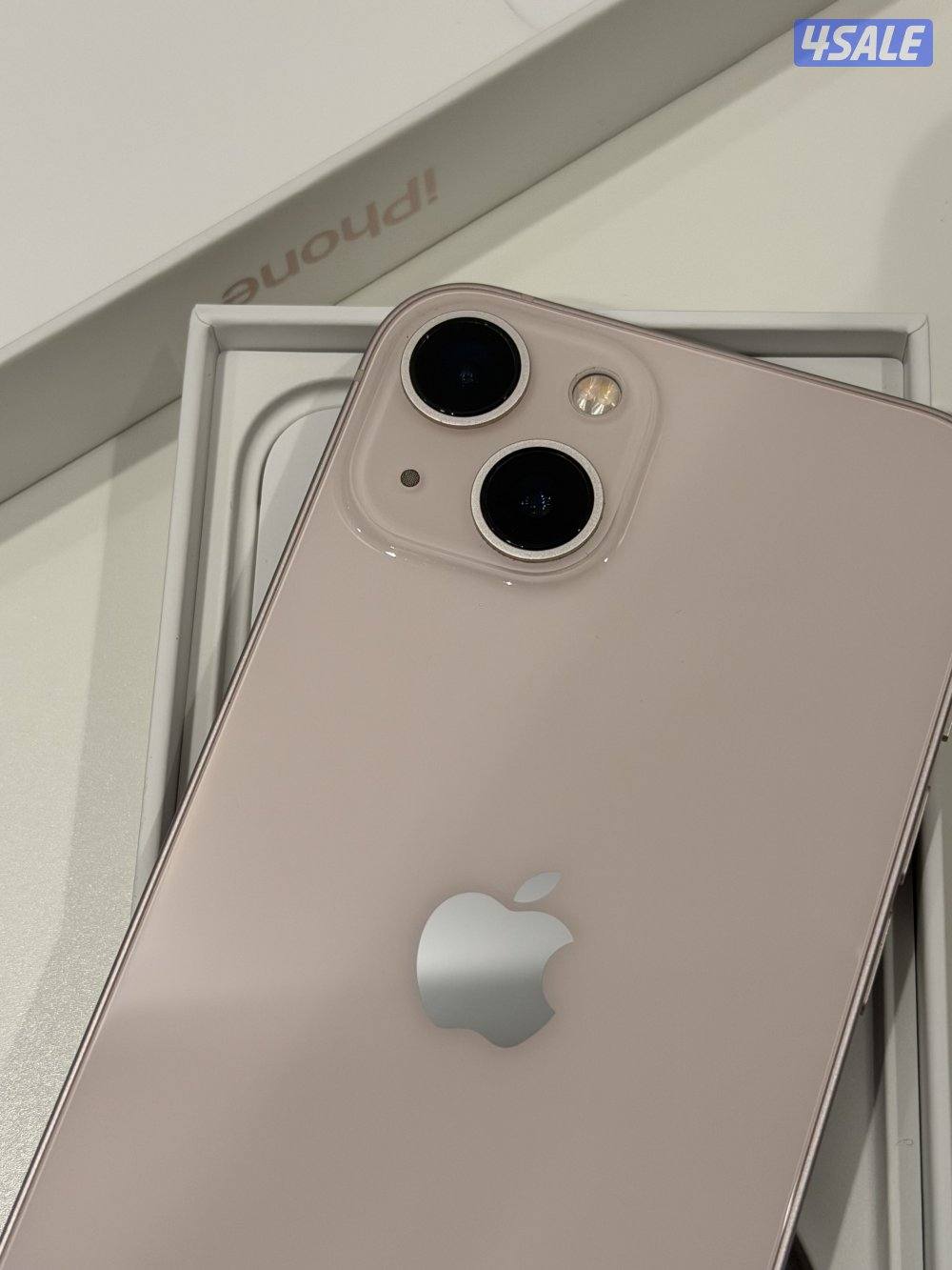 ايفون ١٣ الوردي 265gb المالك الأول1