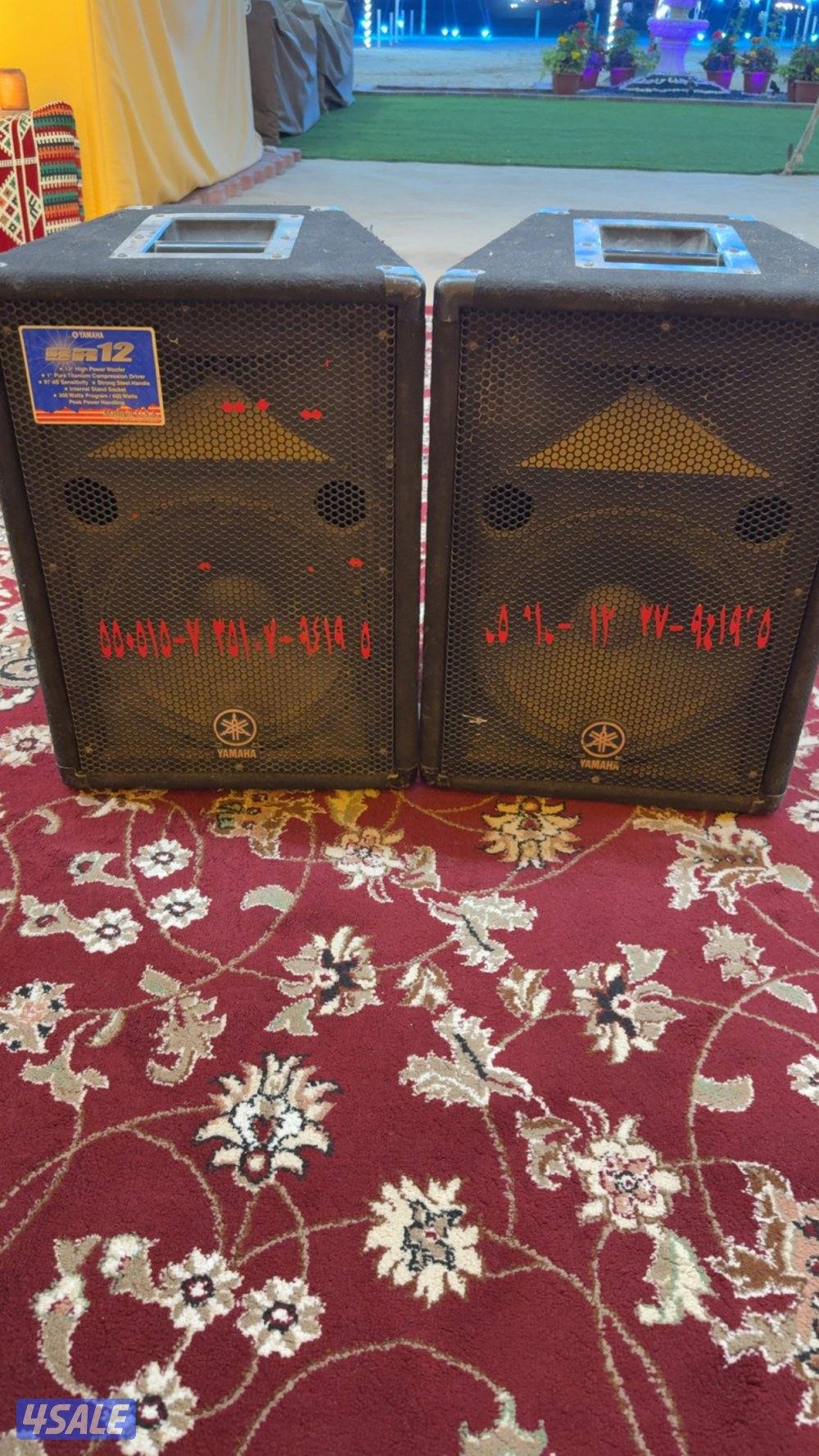 للبيع سماعات ومكسر صوت2