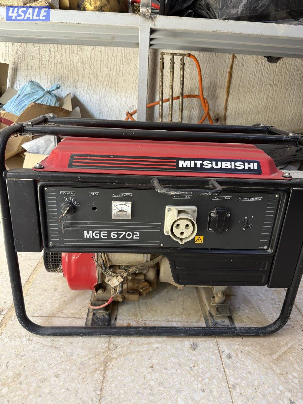 مولد كهربائي متسوبيشي ياباني 6700سويج وهندل استعمال موسمين نظيف جدا1