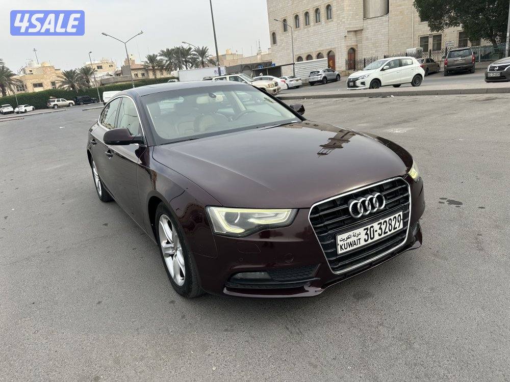 أودي A 5  2014 عداد 190 كم  الفل  شرط الفحص0