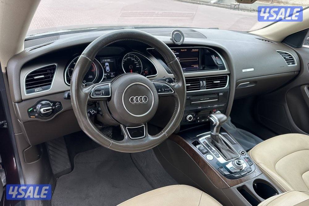 أودي A 5  2014 عداد 190 كم  الفل  شرط الفحص3