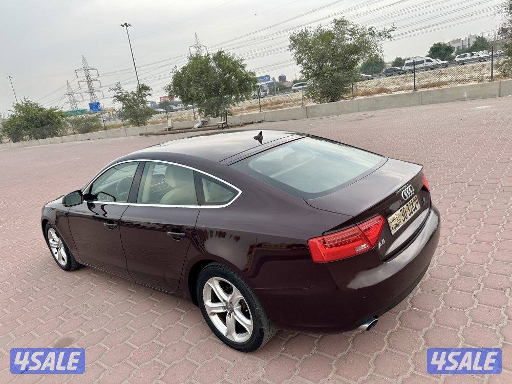 أودي A 5  2014 عداد 190 كم  الفل  شرط الفحص9