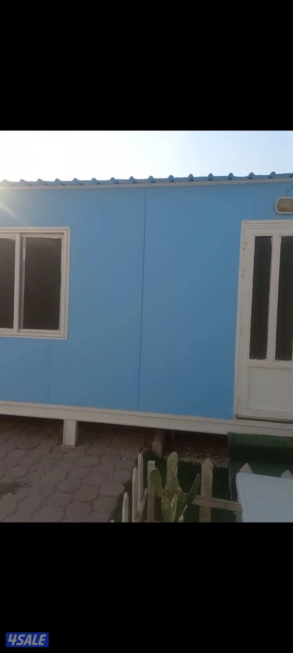 للبيع شاليه ثابت مقاس ٦ في ٤  ماثث بالكامل مع الأثاث والاجهزه ماعدا ال0