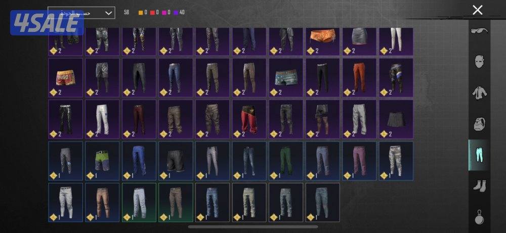 للبيع حساب في السقوط B لفل الحساب 70 لفل المجوعات 51 بدون فيس بت8