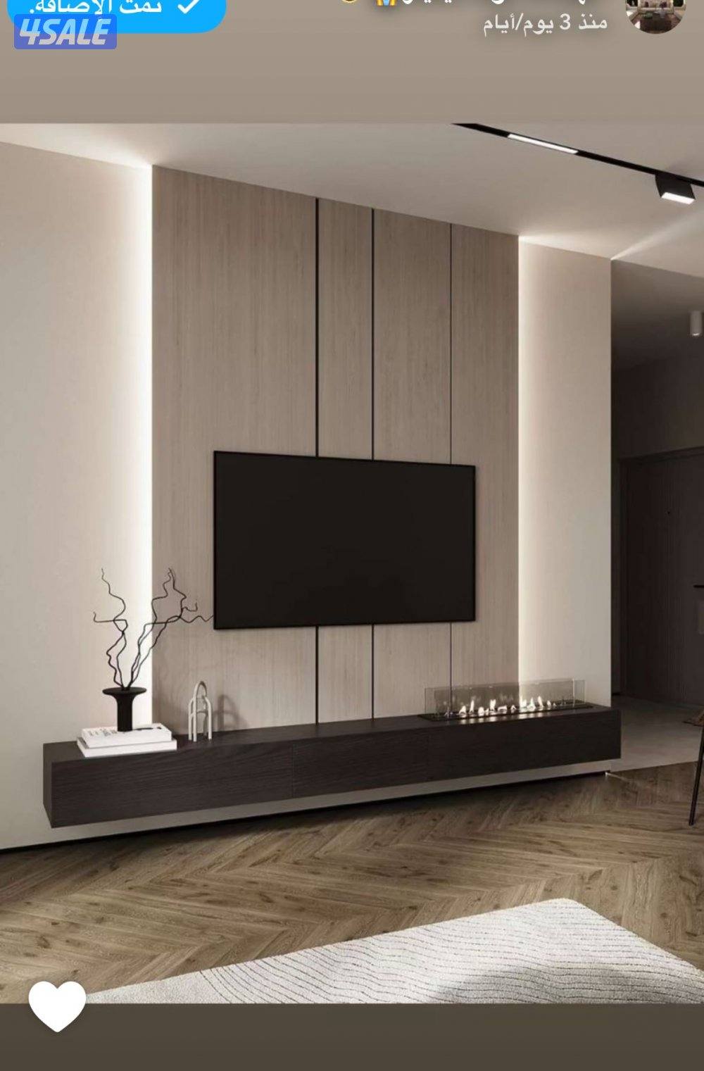 ديكورات منازل داخليه بديل الخشب بديل رخام بديل رخام خلفيات سراير7